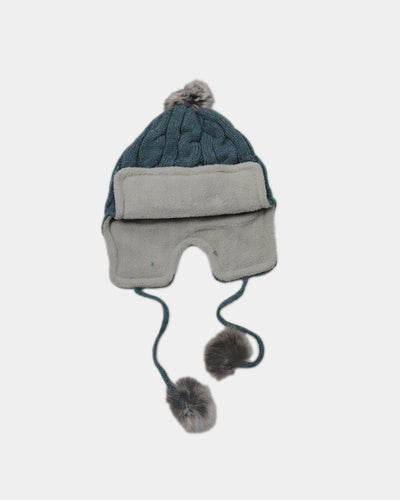 GORRO TRENZAS PIEL VERDE