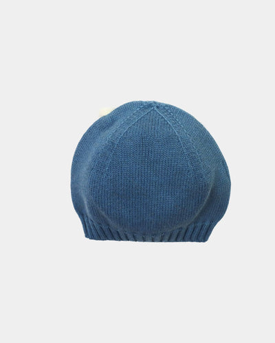 GORRO POMPOM PETROLEO