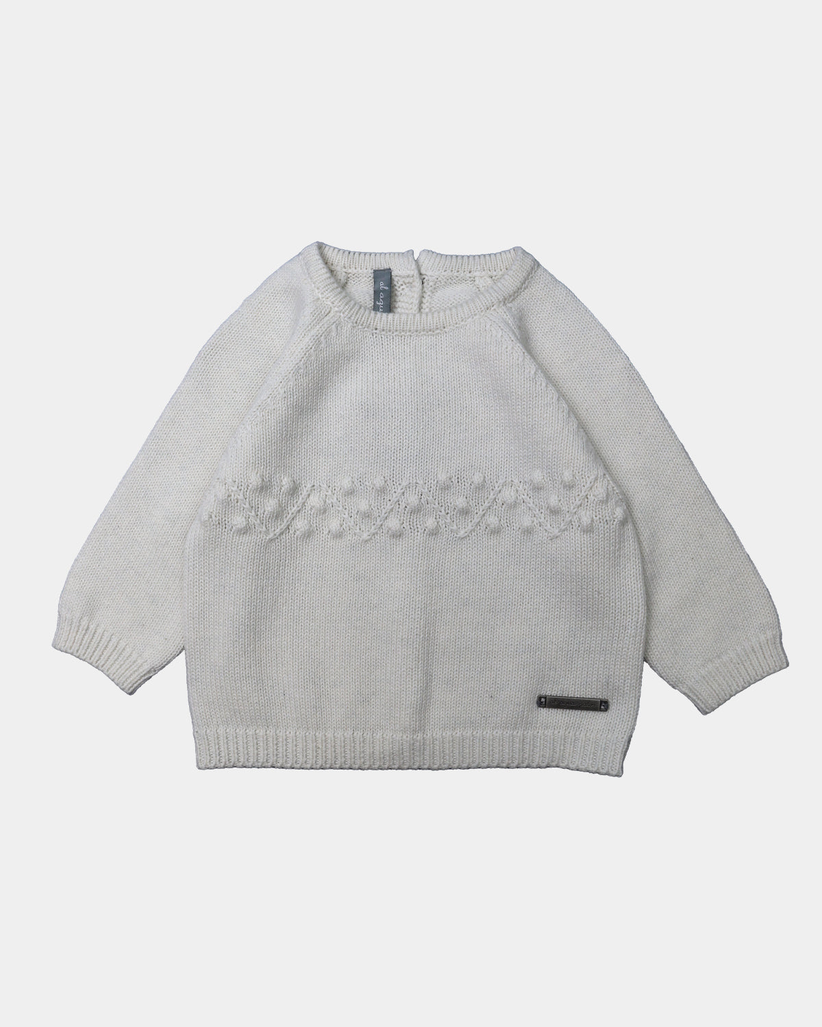 JERSEY BORDADO CRUDO