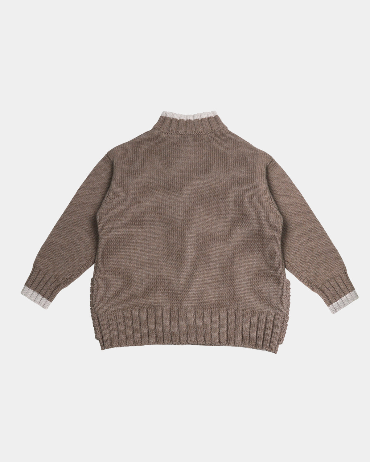 CHAQUETA  MARRON-BEIG