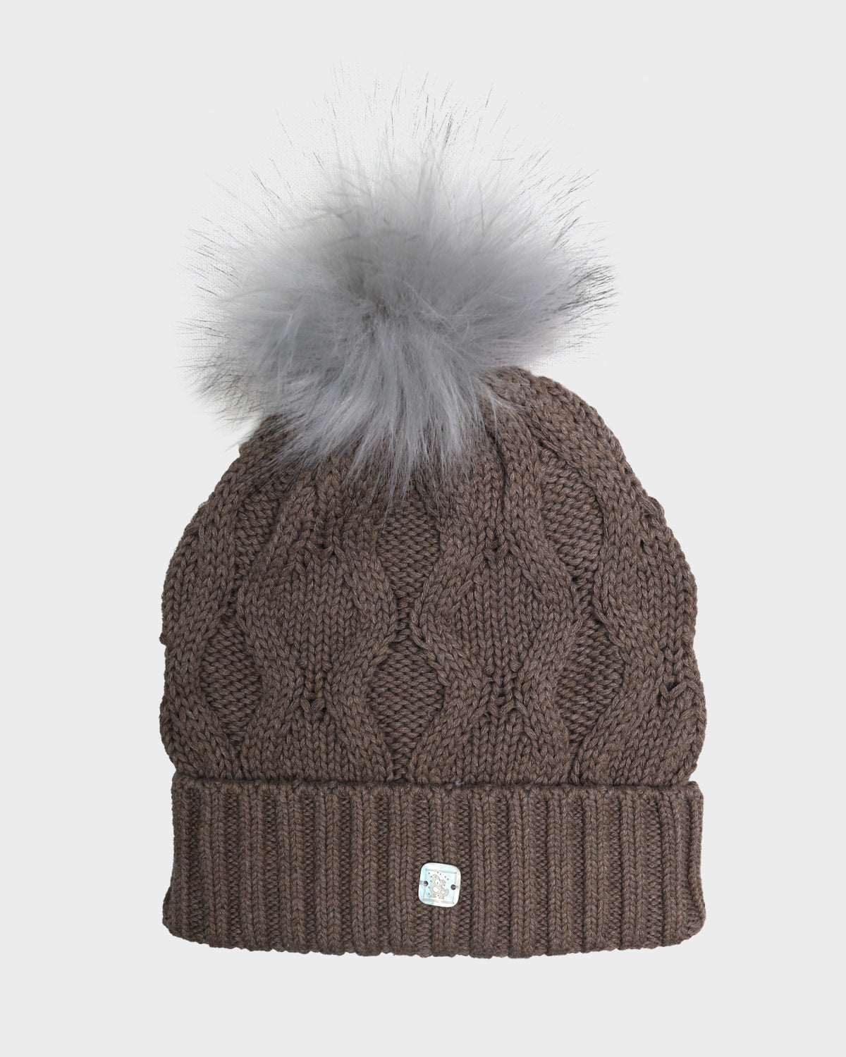 GORRO TRENZAS MARRON