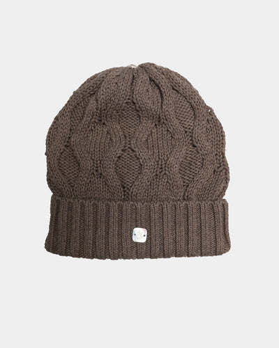 GORRO TRENZAS MARRON