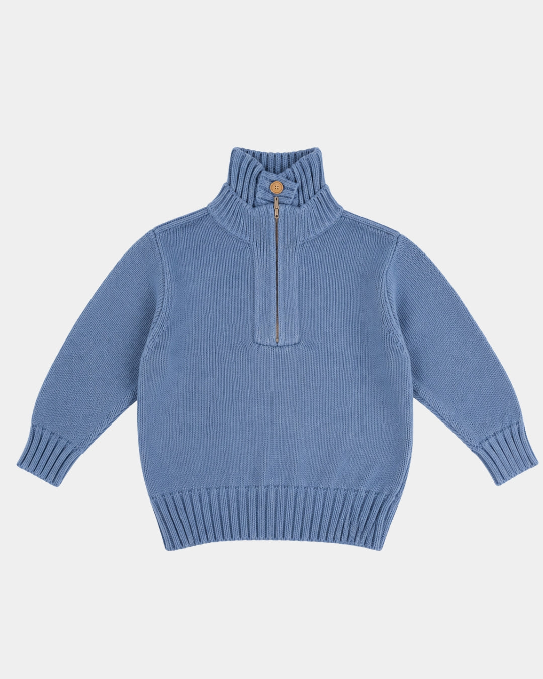 JERSEY DOBLE CUELLO AZUL