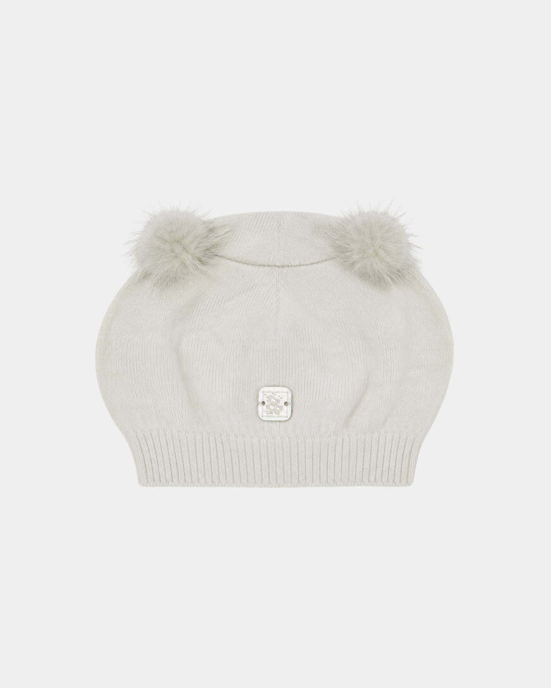 GORRO BASICO CRUDO CON POMPÓN