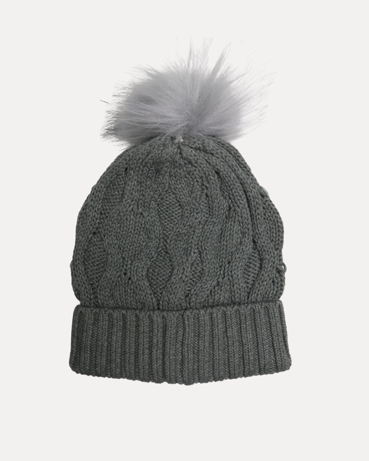 GORRO TRENZAS CAQUI
