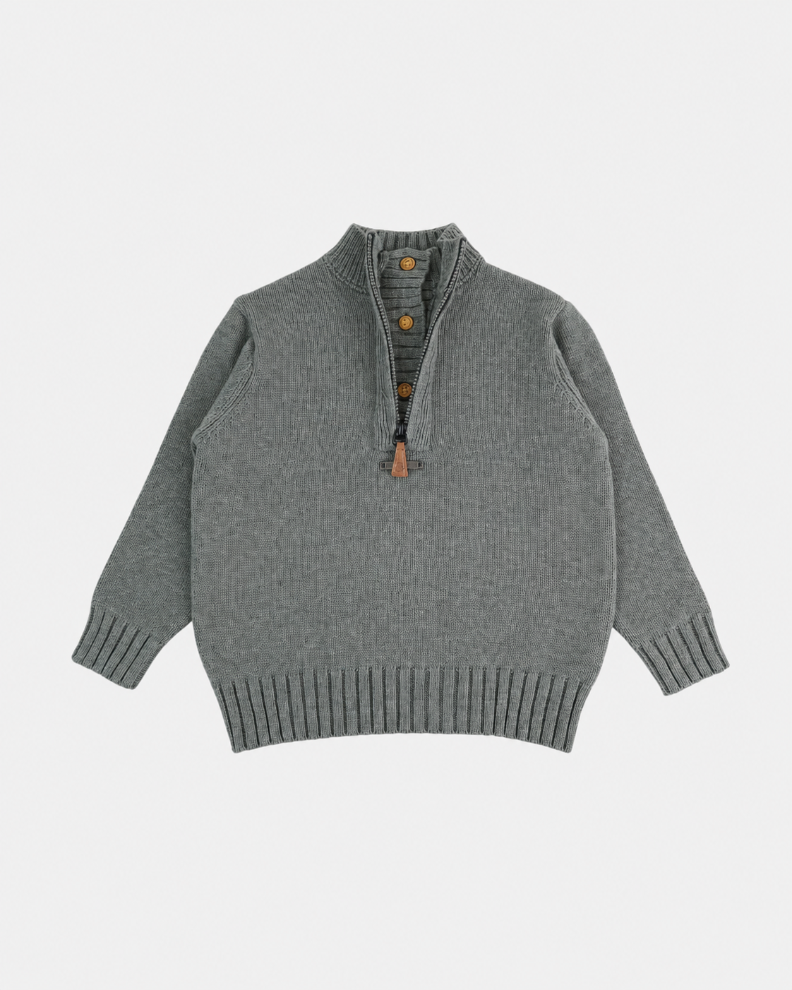 JERSEY DOBLE CUELLO CAQUI