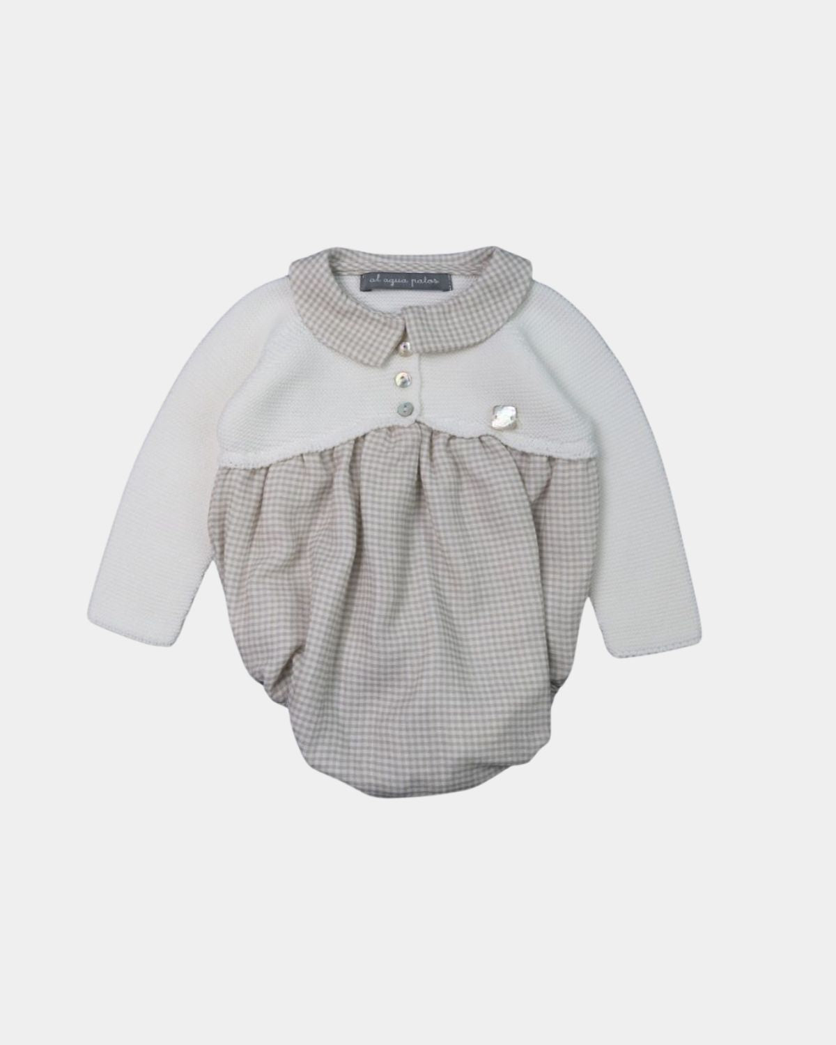 SUSO GINGHAM BEIGE PELELE