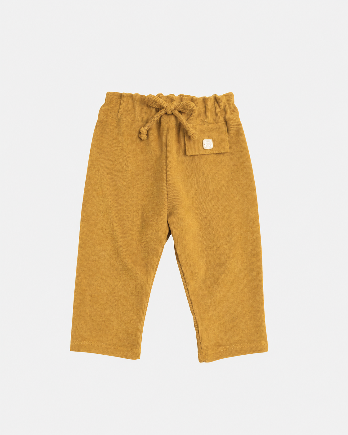PANTALON BEBE PANA OCRE