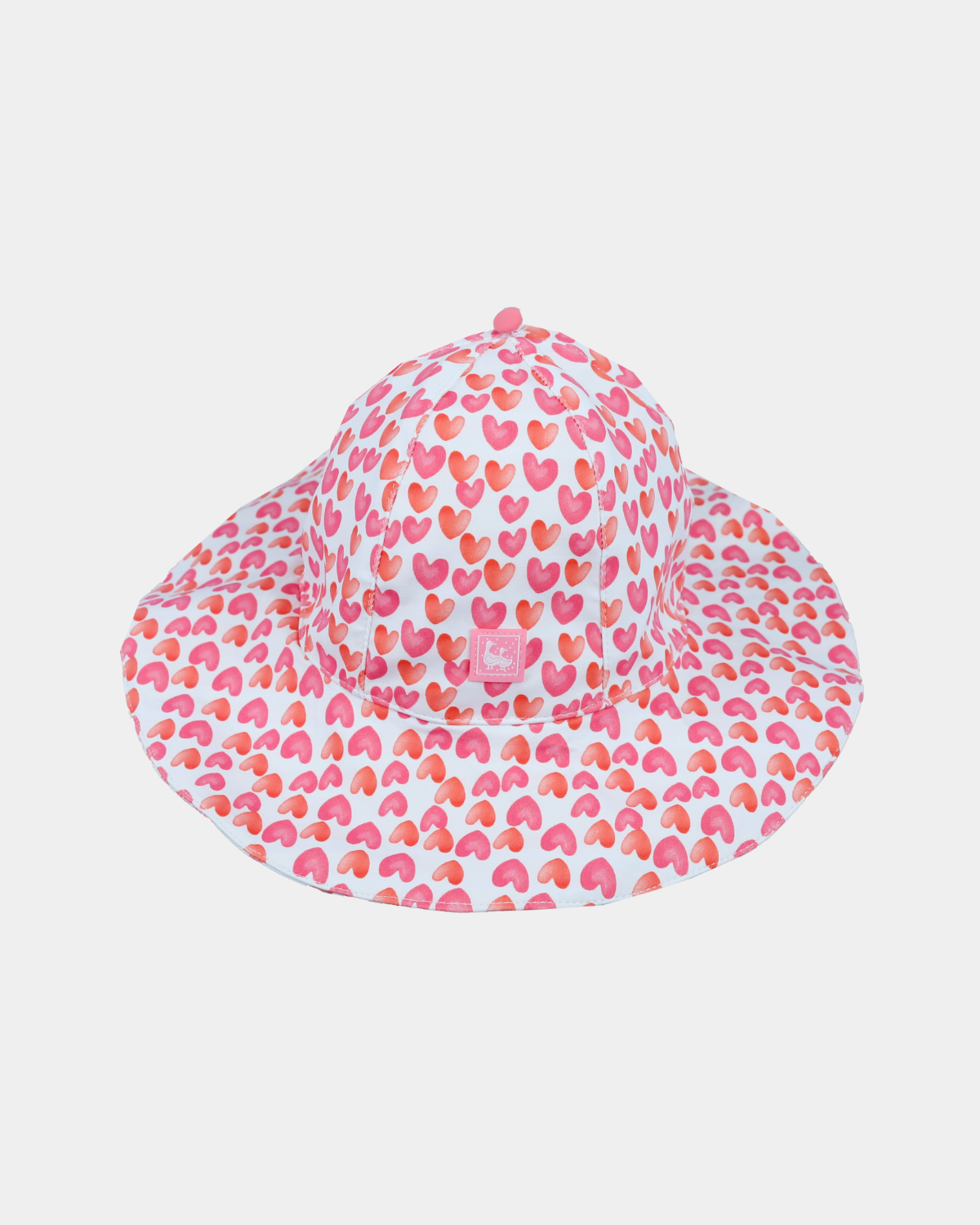 SOMBRERO LYCRA CORAZONES PEQUEÑOS