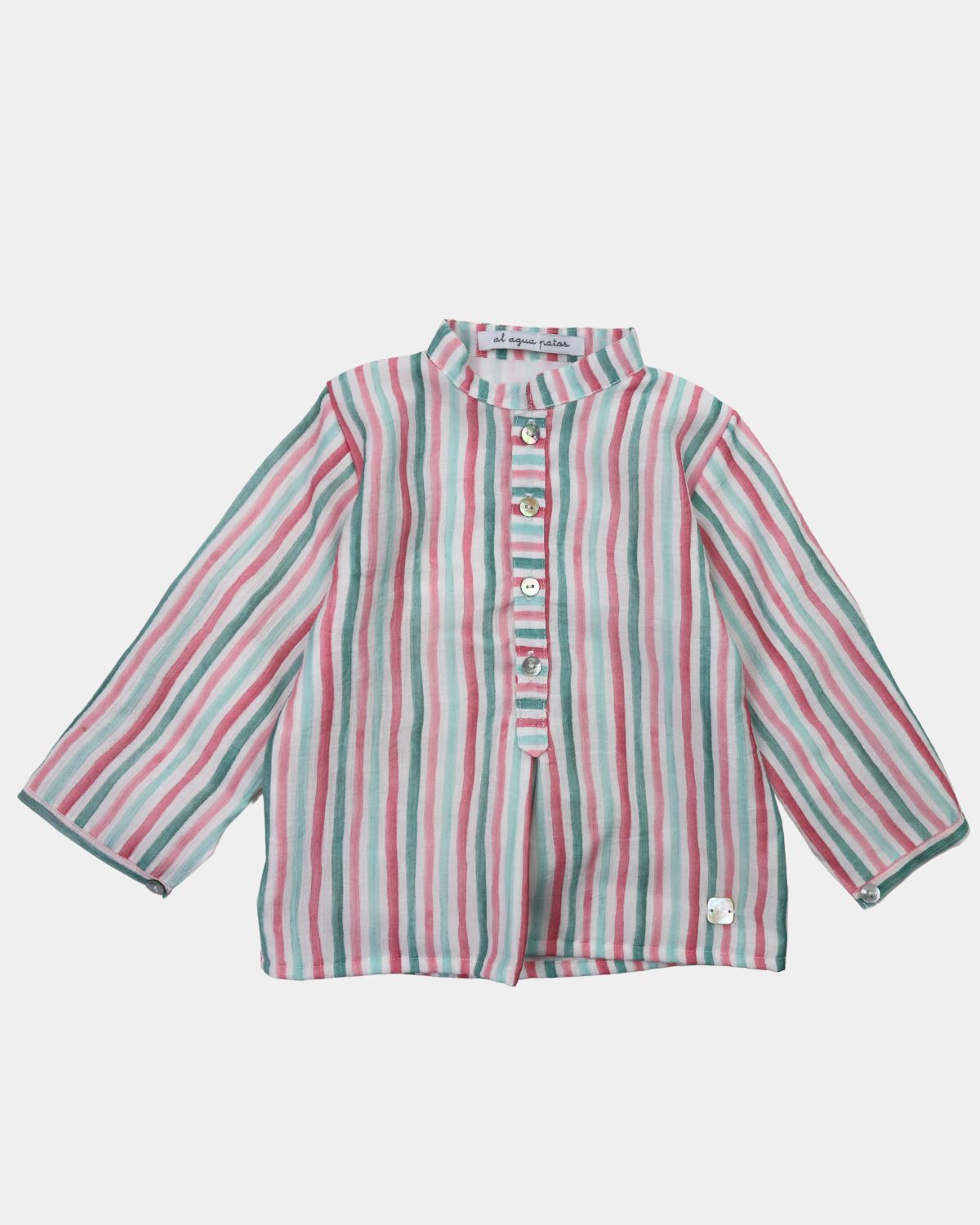 FARO long-sleeved Mao-collar shirt