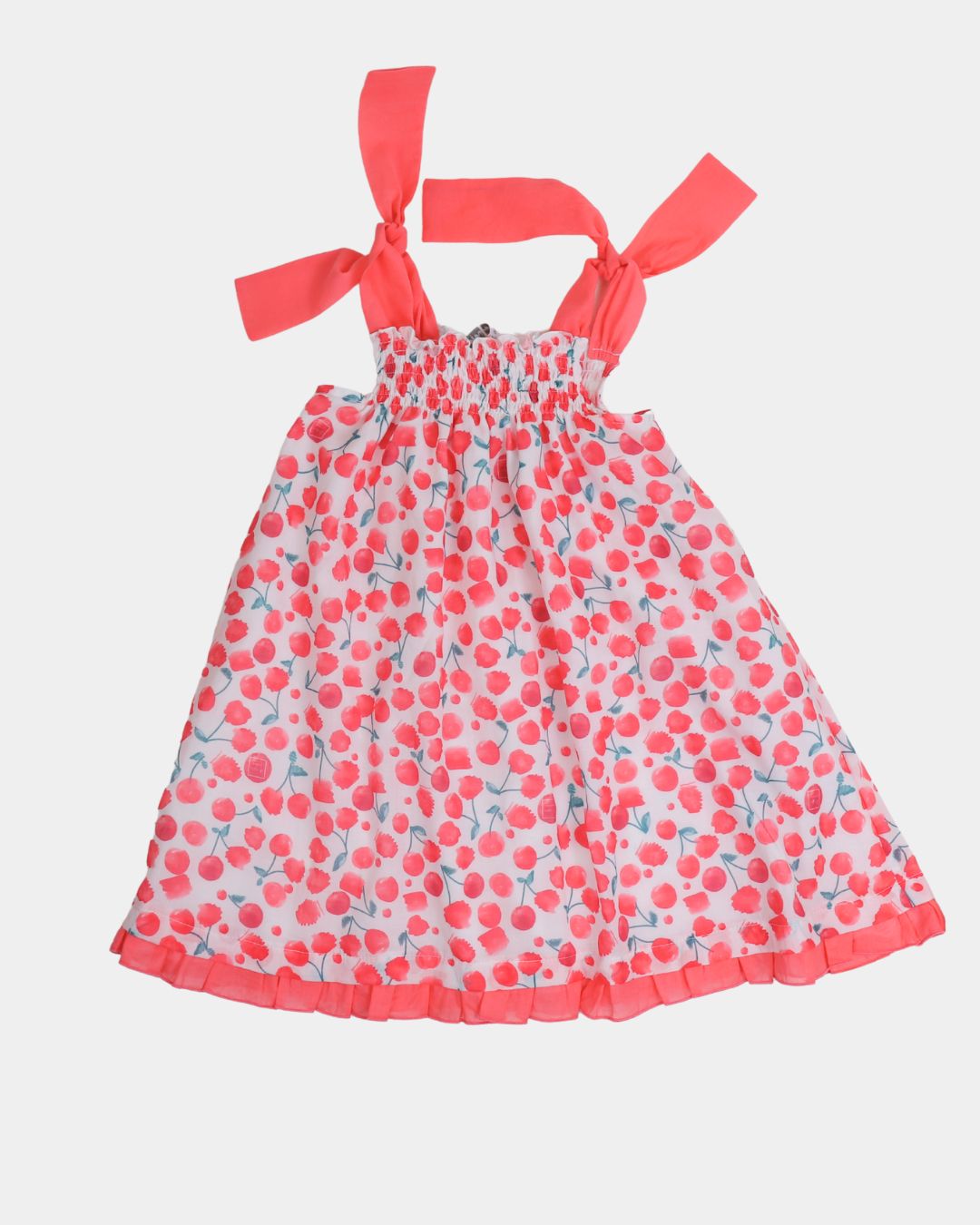 VESTIDO  VOILE CEREZAS