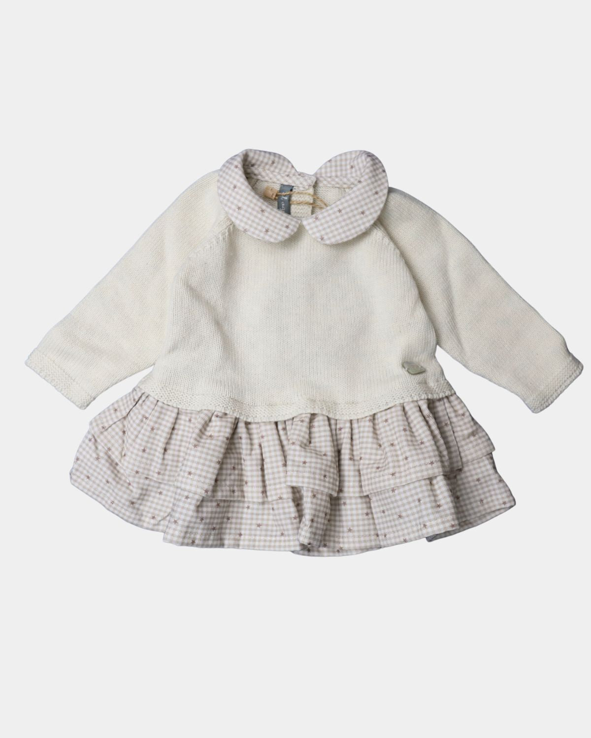 VESTIDO ALEX CRUDO ESTRELLITA