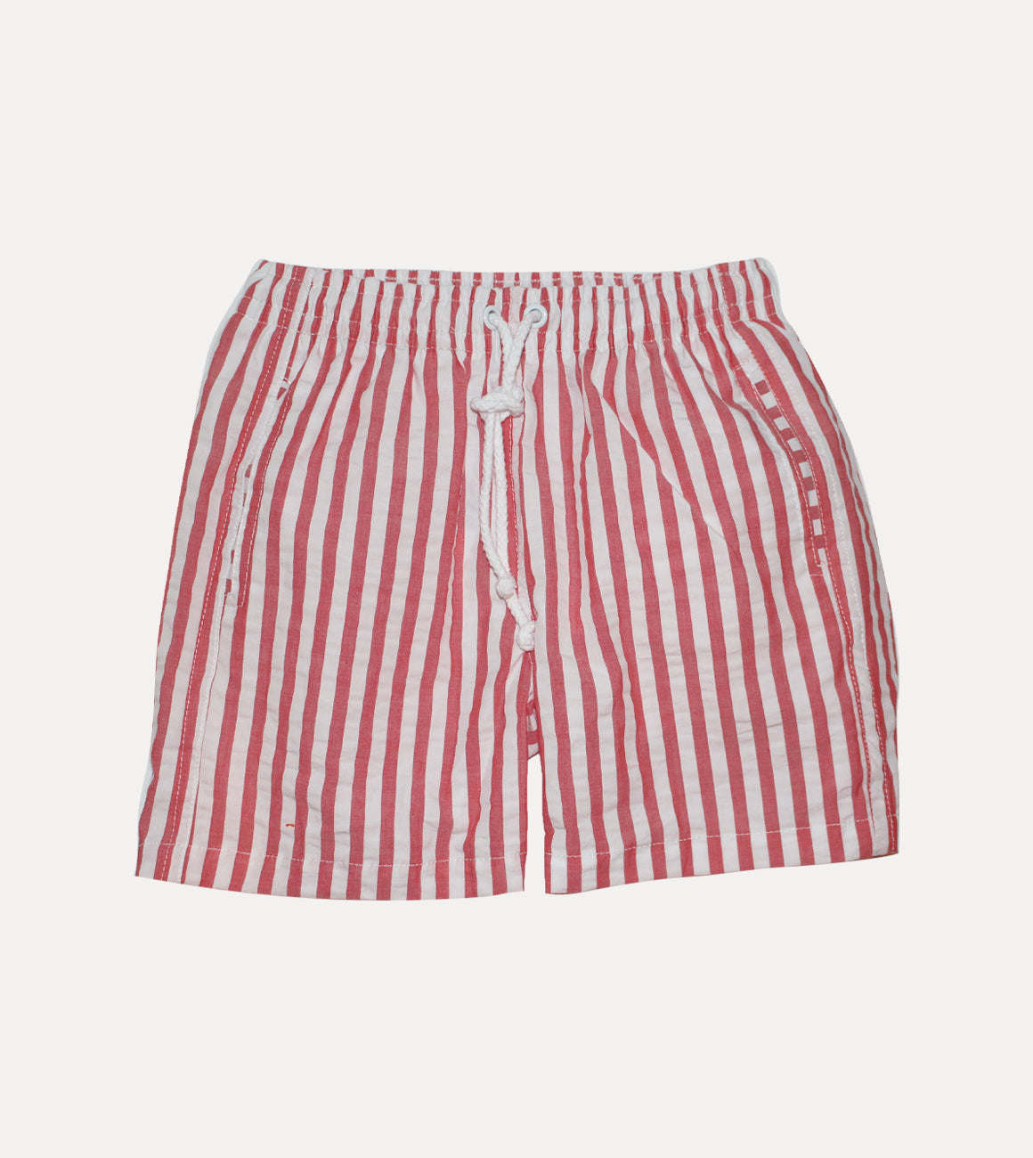 RED STRIPE SURF BOXER