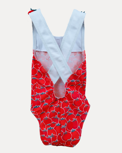 TOMATO LYCRA SWIMSUIT