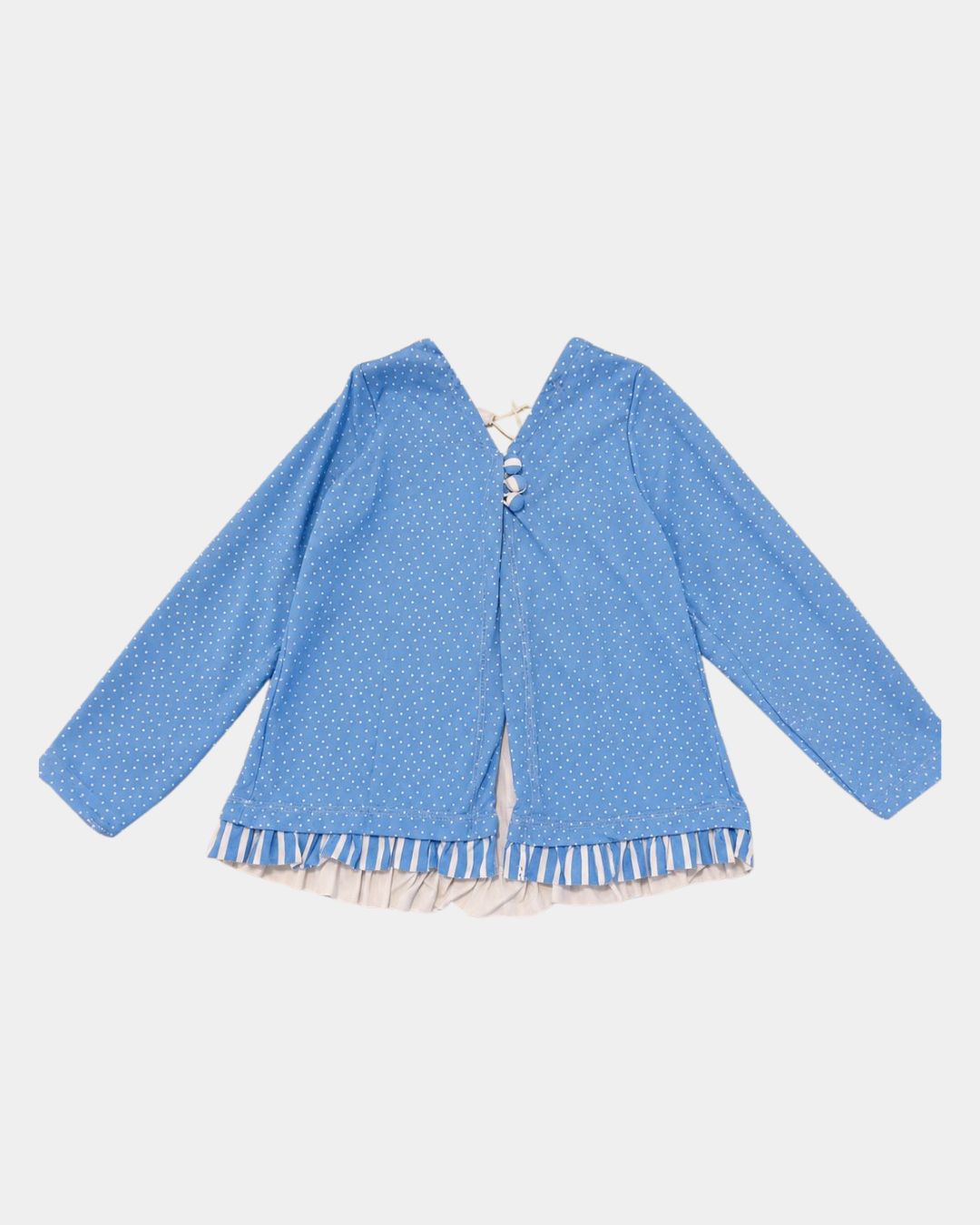 GIRL'S LONG-SLEEVED STRIPED T-SHIRT