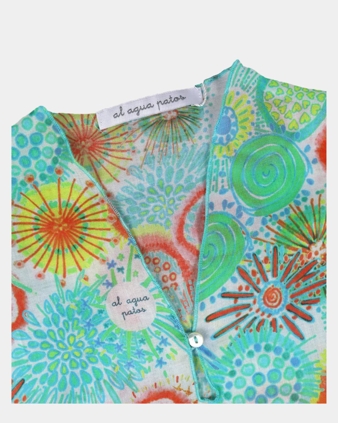 FIRE PRINT KAFTAN