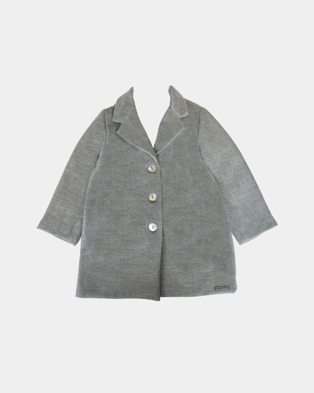 ABRIGO PAÑO GRIS