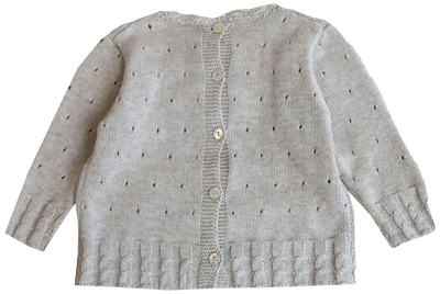 BEIG EMBROIDERED SWEATER