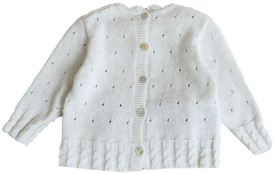 Ecru EMBROIDERED SWEATER