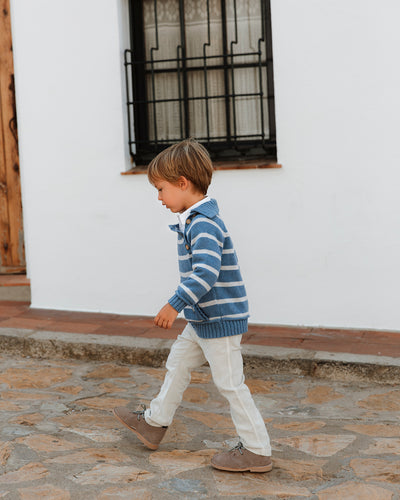 JERSEY RAYAS AZUL-PERLA