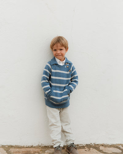 JERSEY RAYAS AZUL-PERLA