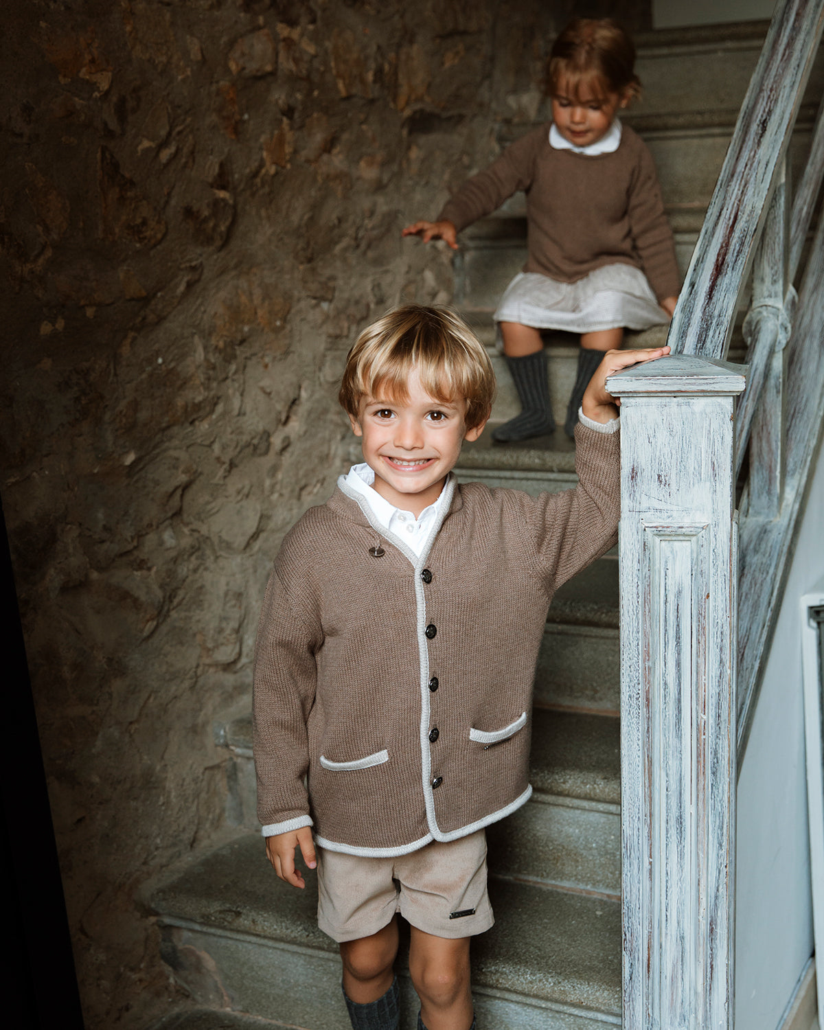 TIROLESA MARRON-BEIG