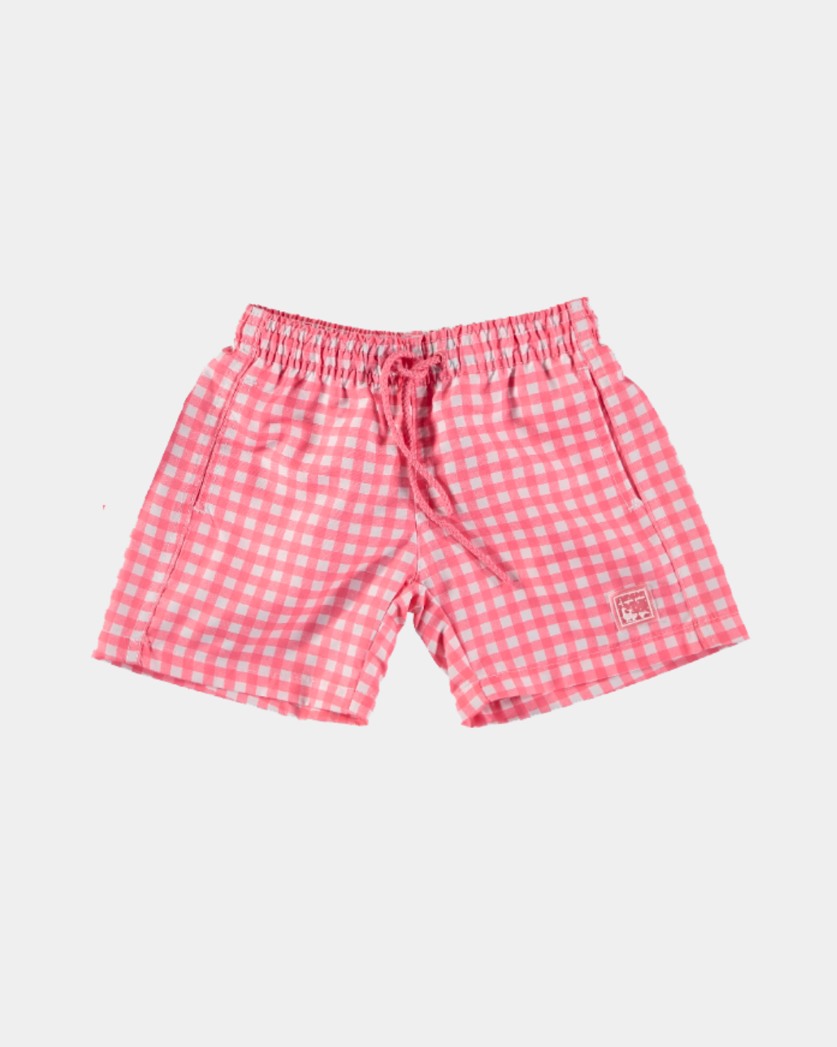 BOXER SURF VICHY CORAL