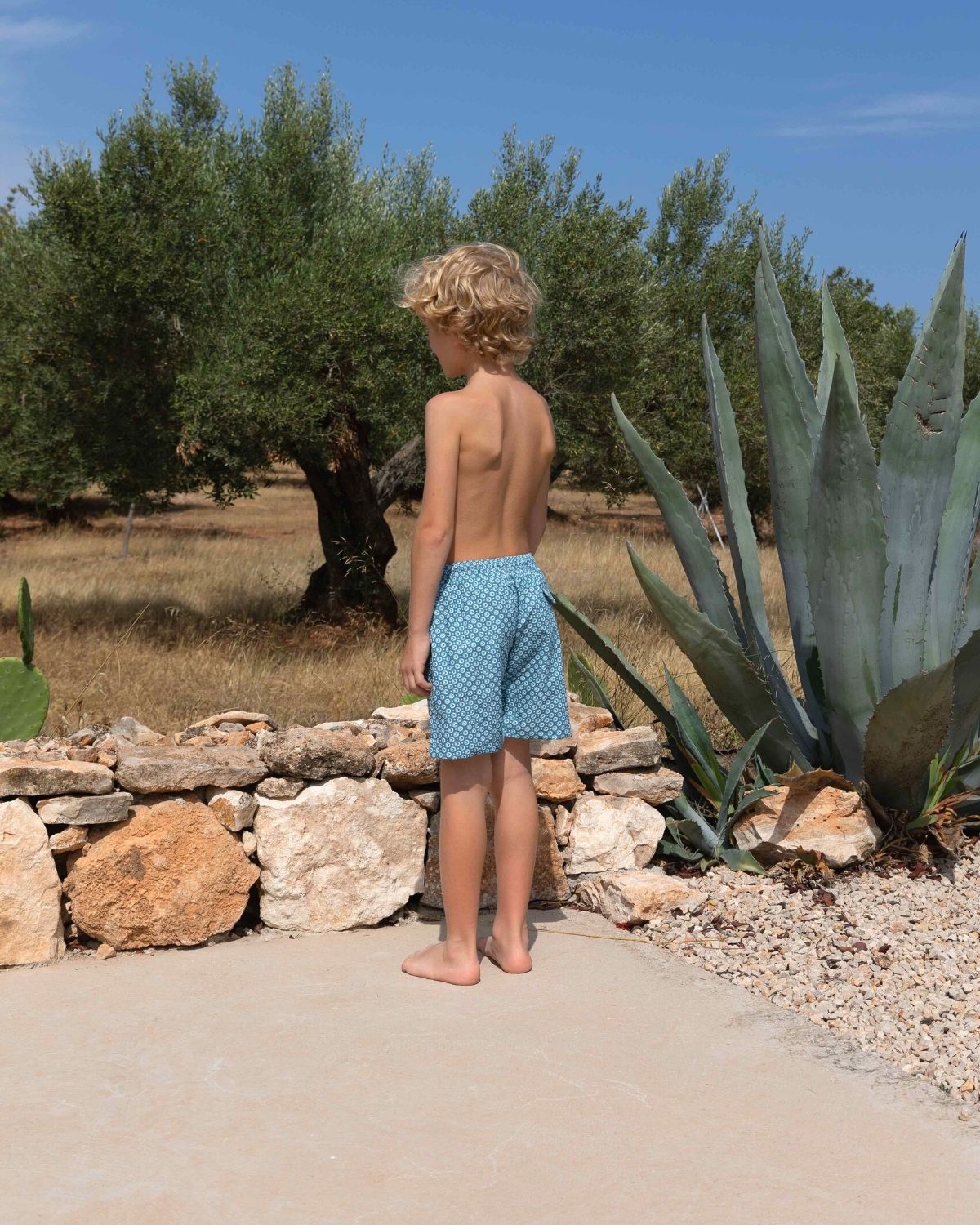 BOYS SURF BOXER AVOCADO