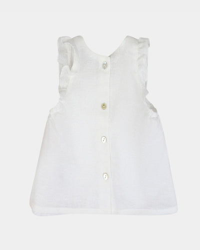 BLUSA VENECIA LINO BLANCO