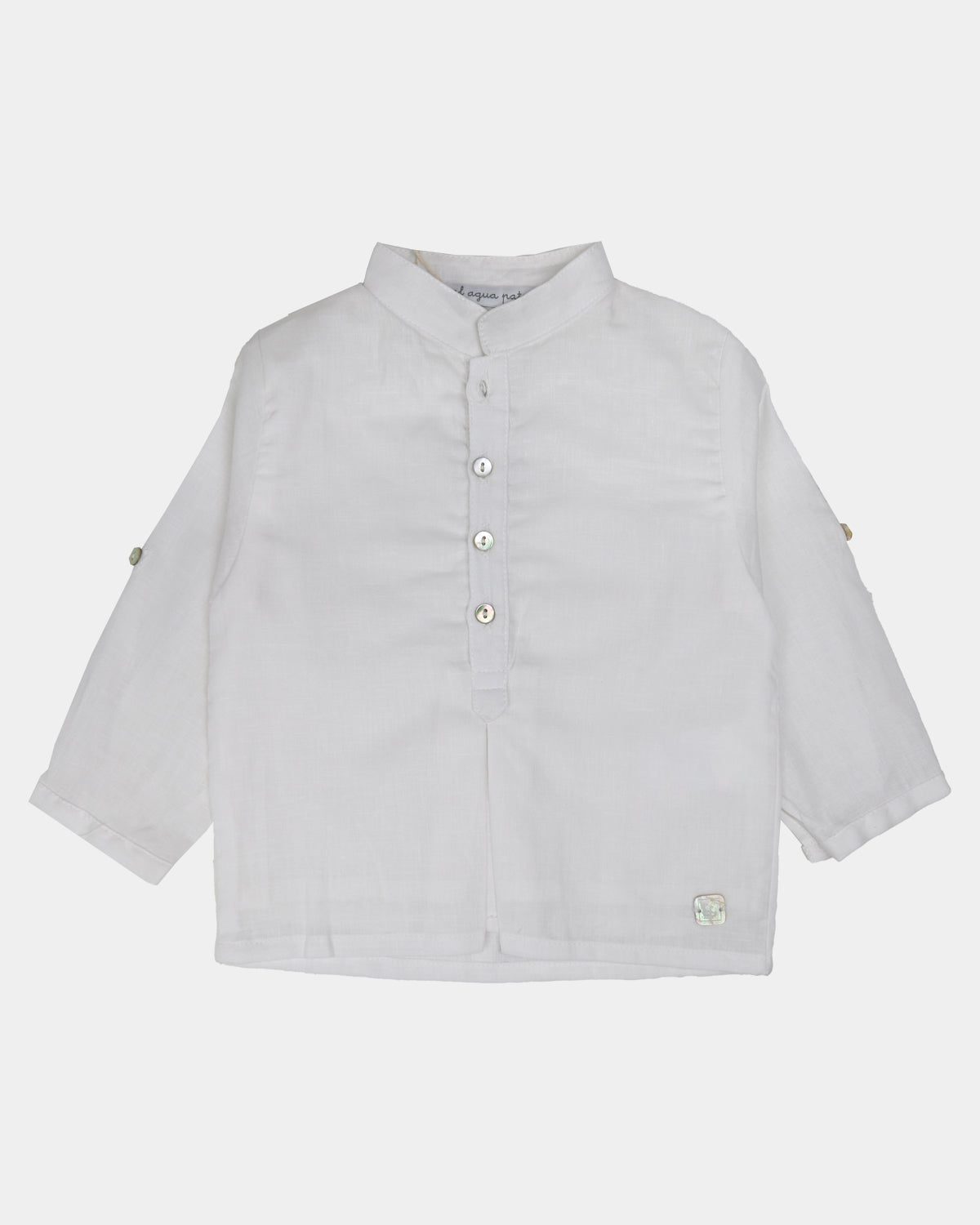 CAMISA MAO M/L LINO BLANCO