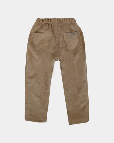 CAMEL CORDUROY RUBBER PANTS