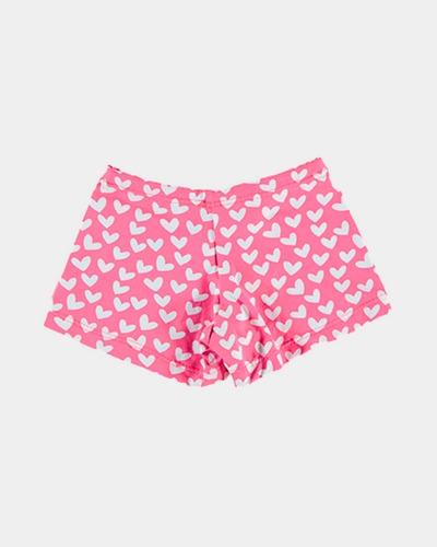 SHORT CORAZONES FUXIA