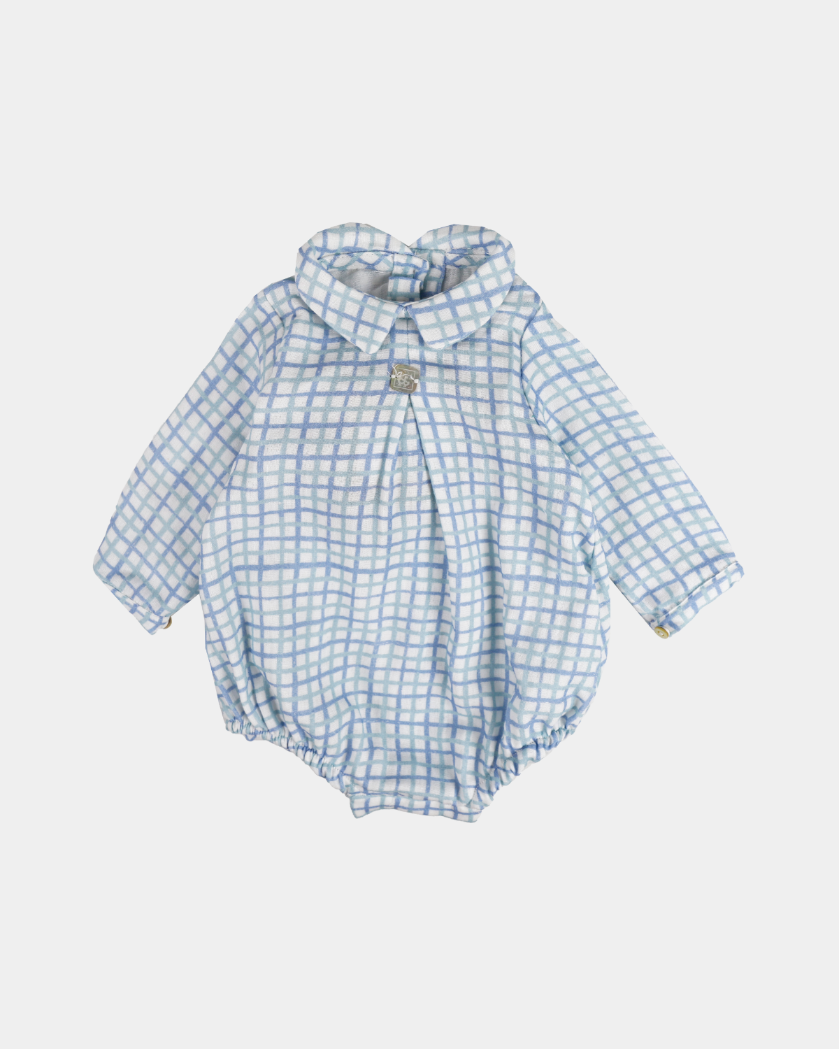 GREEN CHECK BLOUSE/BODY