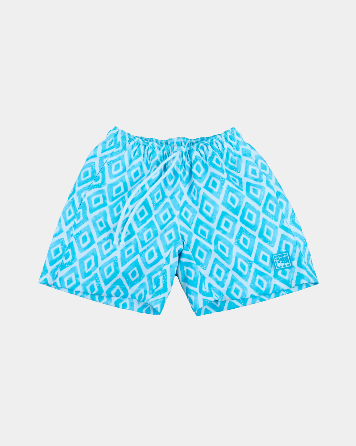 Boxer da surf con motivo a rombi per bambino