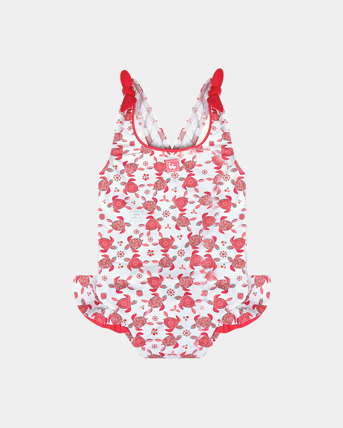 COSTUME DA BAGNO PER RAGAZZA TARTARUGHE ROSSE