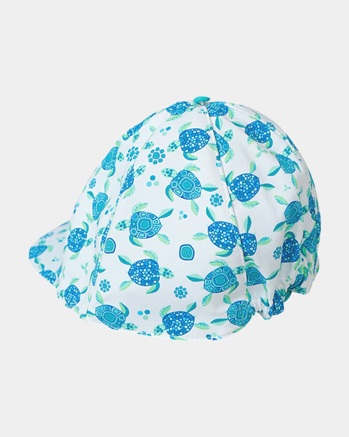 VISIERA IN LYCRA TARTARUGHE BLU