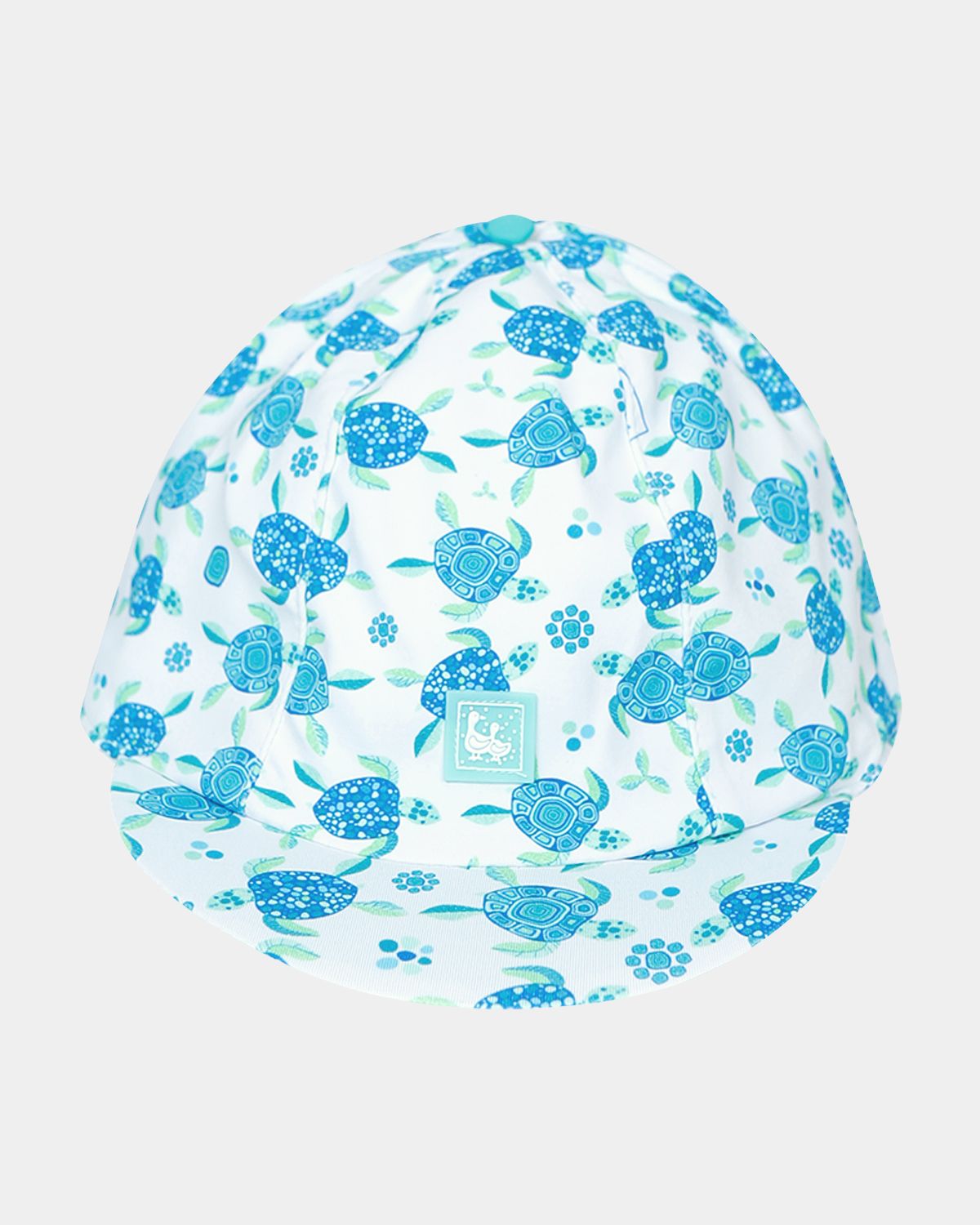 VISIERA IN LYCRA TARTARUGHE BLU