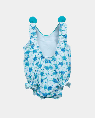 BAÑADOR BEBE TORTUGAS AZUL