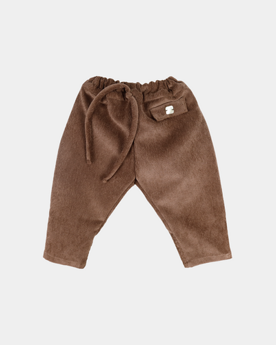 PANTALON BEBE PANA MARRON