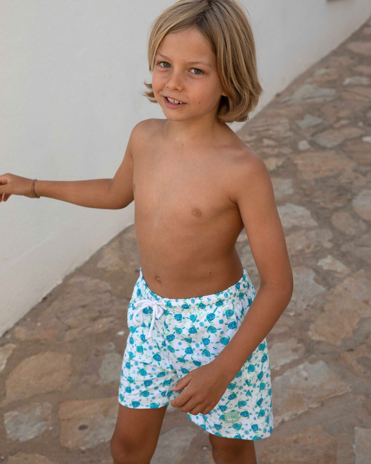 BLUE TURTLE BOYS SURF BOXER