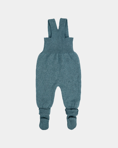 KHAKI KNIT OVERALLS