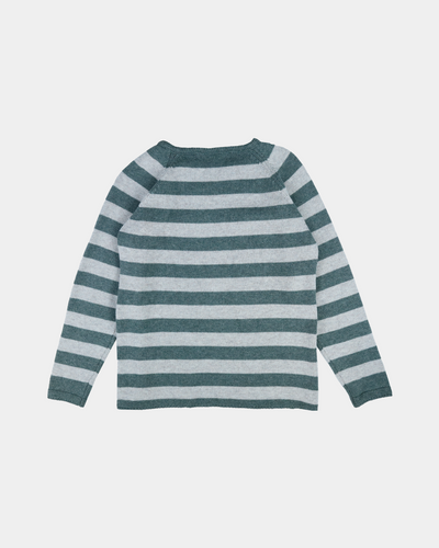 ALEX KHAKI STRIPED SWEATER